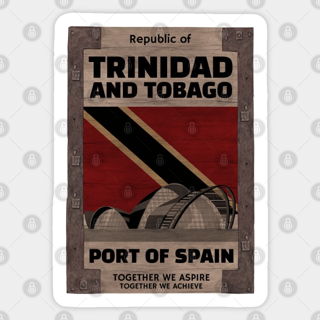 make a journey to Trinidad and Tobago Sticker by KewaleeTee